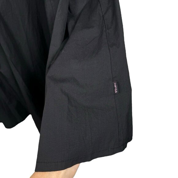 Tripp NYC Daang Goodman Black‎ Mini Dress Plus Sz 4X Faux Leather Trim Goth Punk - Picture 6 of 16